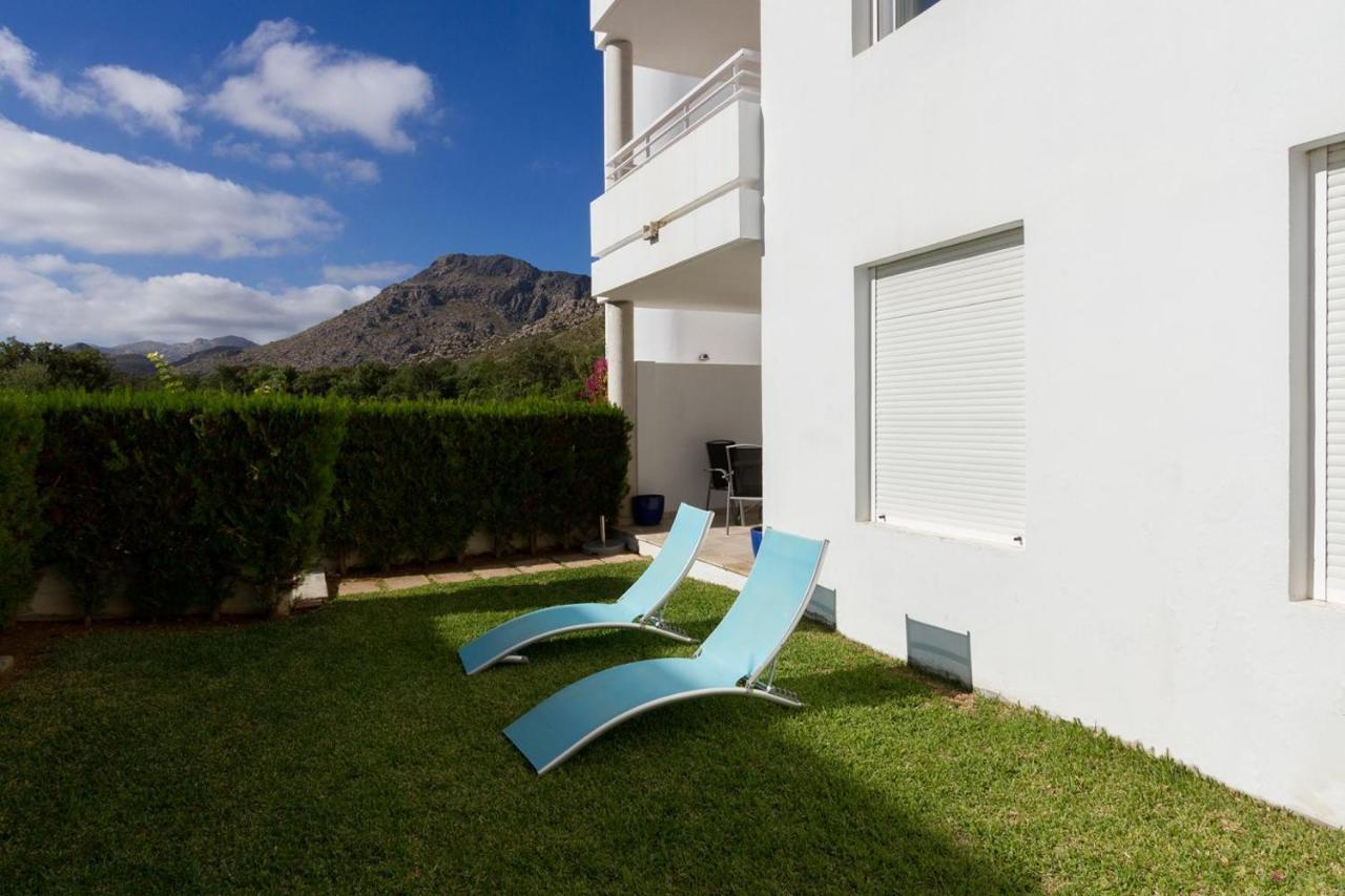 Ferienwohnung Ground Floor With Private Garden Bellresguard Port de Pollença Exterior foto